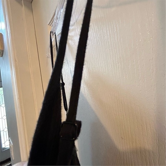 Aerie Women's Black V-Neck Maxi Dress w/ Front Cut-Out Detail Size Large - Picture 8 of 14